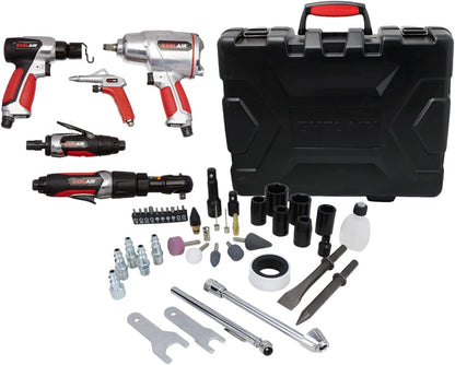 EXELAIR EX5005KIT 50 Piece Professional Air Tool Kit