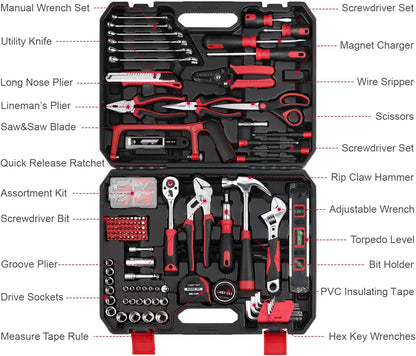 Eastvolt 218-Piece Household Tool Kit