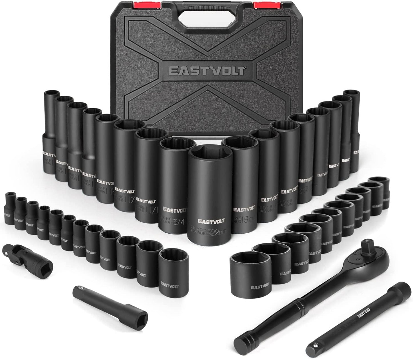 Eastvolt Mechanic Tool Kits, Drive Socket Set