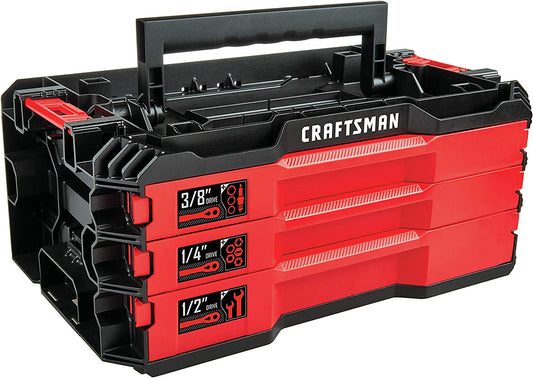 CRAFTSMAN Mechanics Tools Kit with 3 Drawer Box