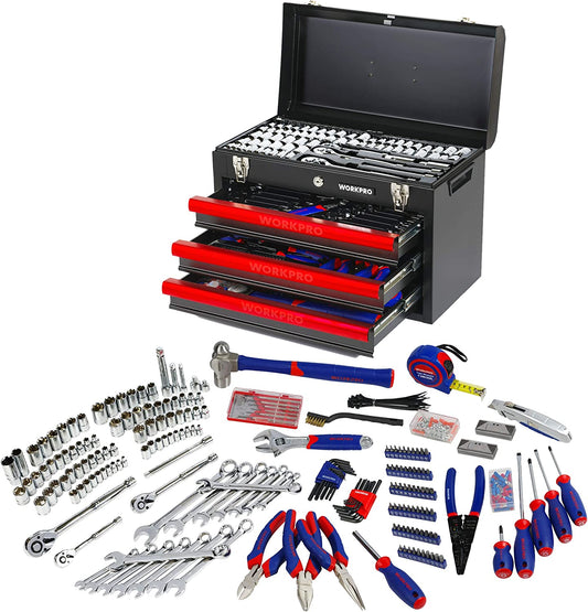 WORKPRO 408-Piece Mechanics Tool Set